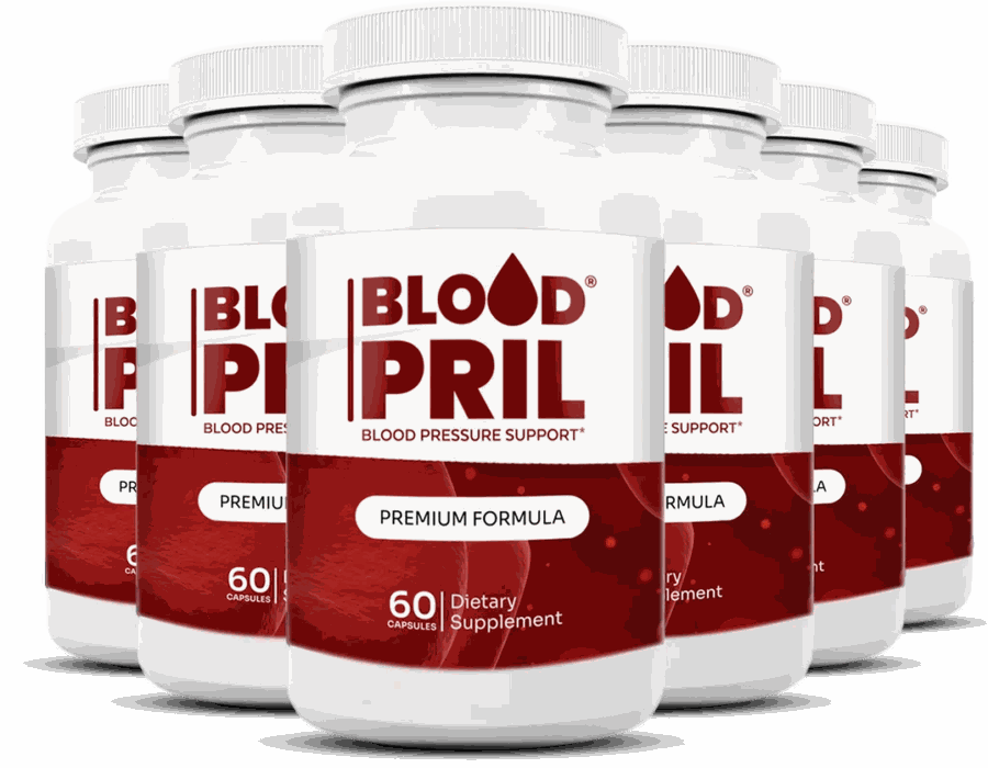 Six bottles of BloodPril blood pressure support capsules